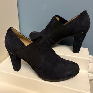 Geox Navy Blue  Suede Women's Heels